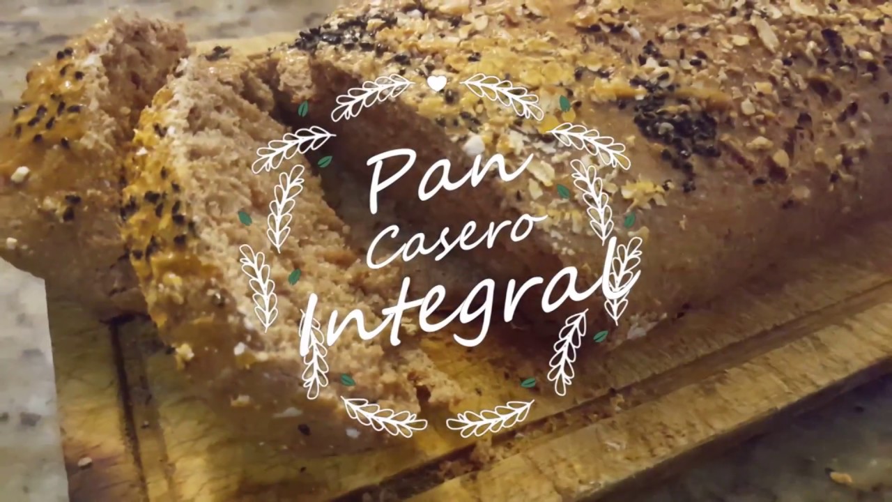 Receta Pan Integral Casero con Avena y Afrecho.
