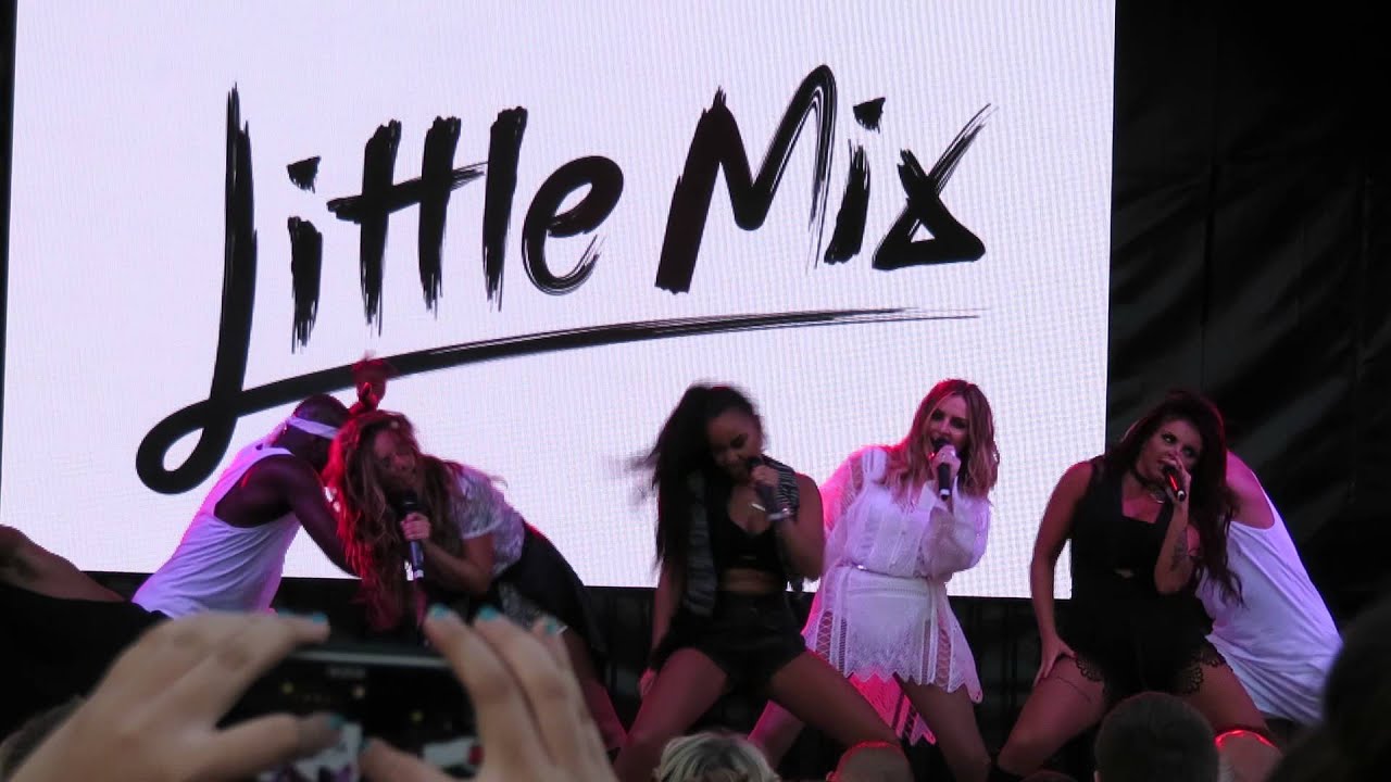 Little Mix - Thorpe Park Complete Performance Live - at Island Beats, Thorpe Park on 17/07/2015