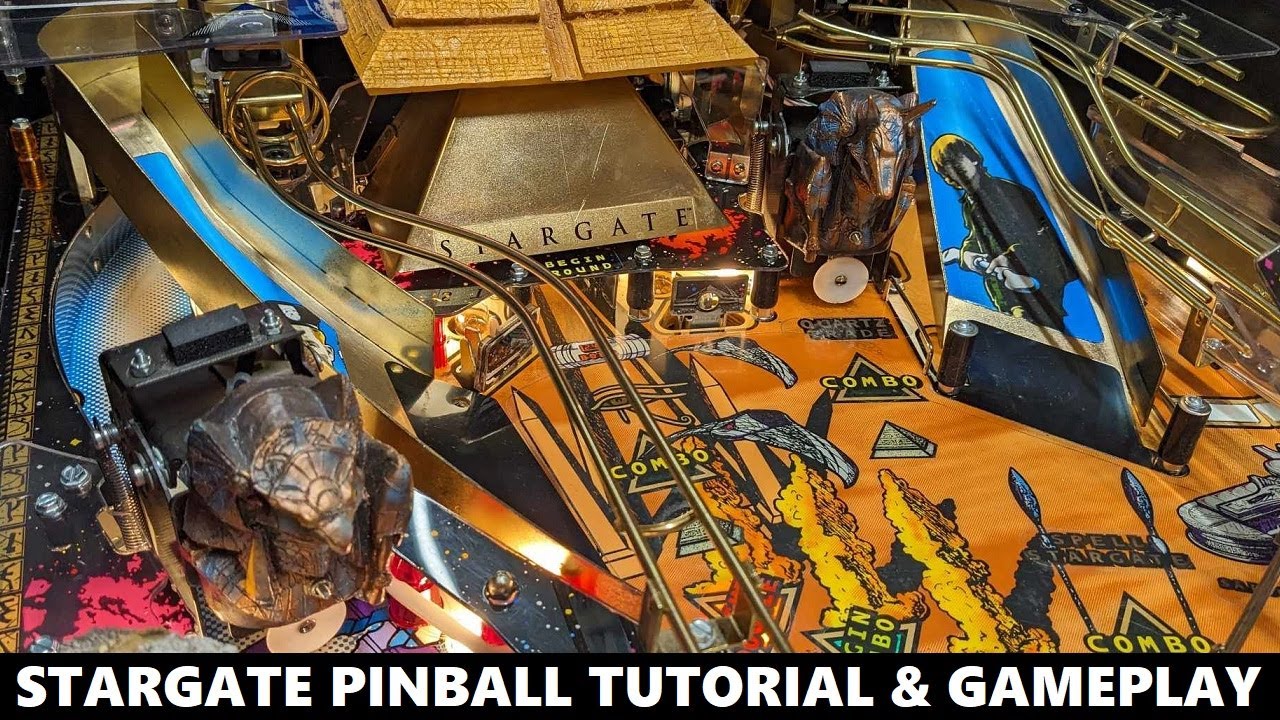 Stargate Pinball Tutorial & Gameplay (Gottlieb 1995)