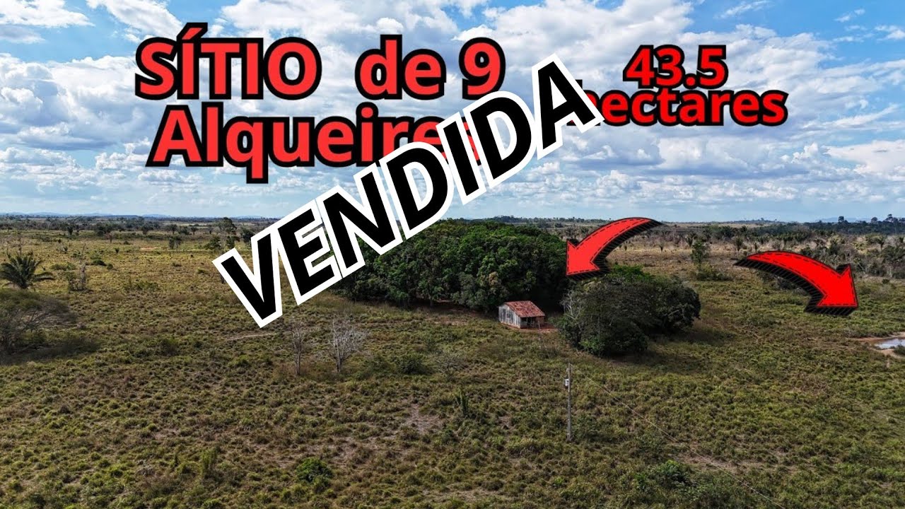 (VENDIDA) Propriedade RURAL de 9 alqueires a 6 km do asfalto (PA279? No município de tucumã Pará 
