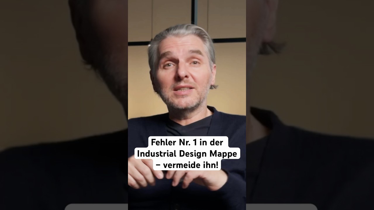 Fehler Nr. 1 in der Industrial Design Mappe &ndash; vermeide diesen Fehler! | Mappenkurs Akademie Ruhr