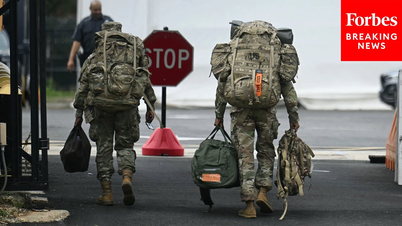 BREAKING NEWS: National Guard Troops Arrive After Trump Declares Federal Control Of Washington D.C.