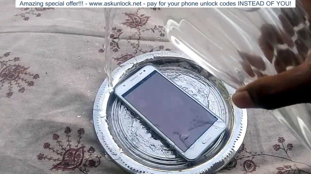 Samsung Galaxy J7 Water Test - It's Waterproof ?