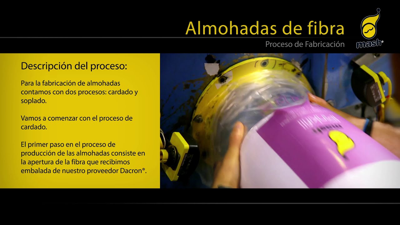 Fabricación de las Almohadas Mash.