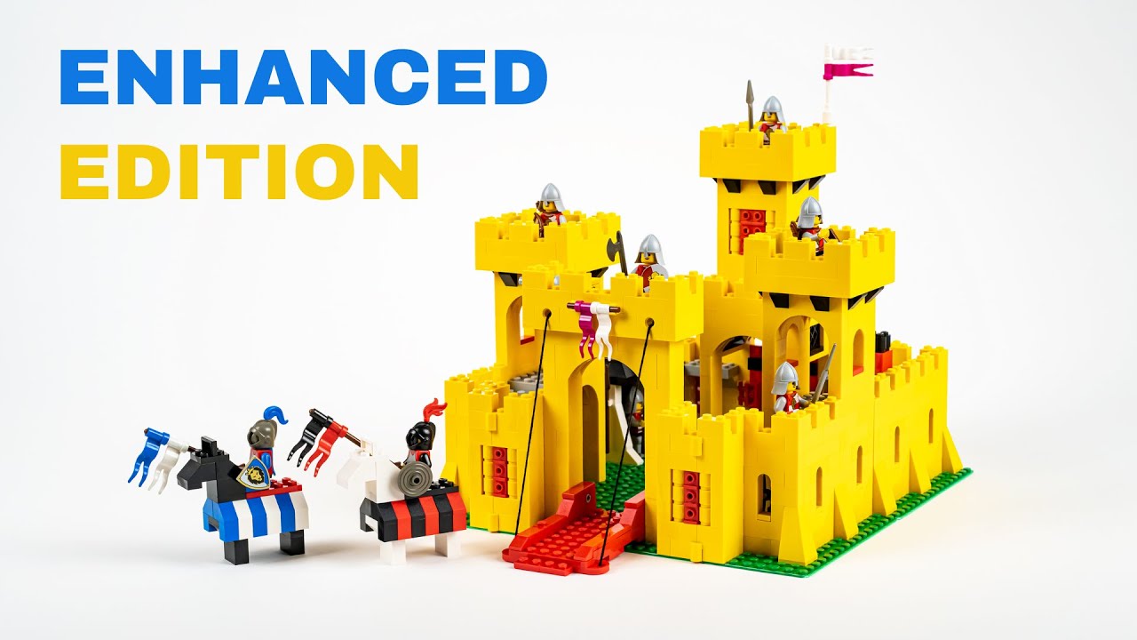 ENHANCED EDITION of the Classic 'Yellow Castle' - Lego Set #375