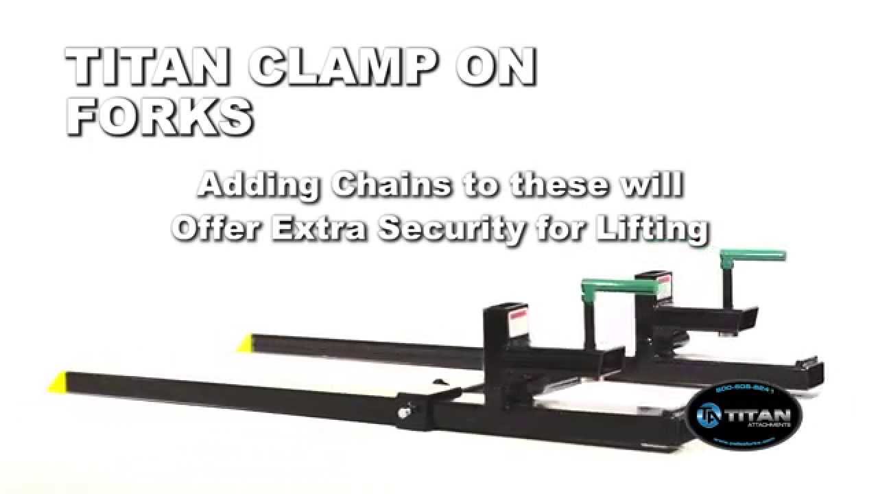 Titan Clamp on Pallet Forks