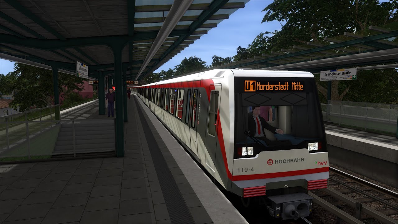 Let`s Play Train Simulator Classic Das Addon U Bahn Hamburg U1 mit ein DT4 nach Norderstedt Mitte