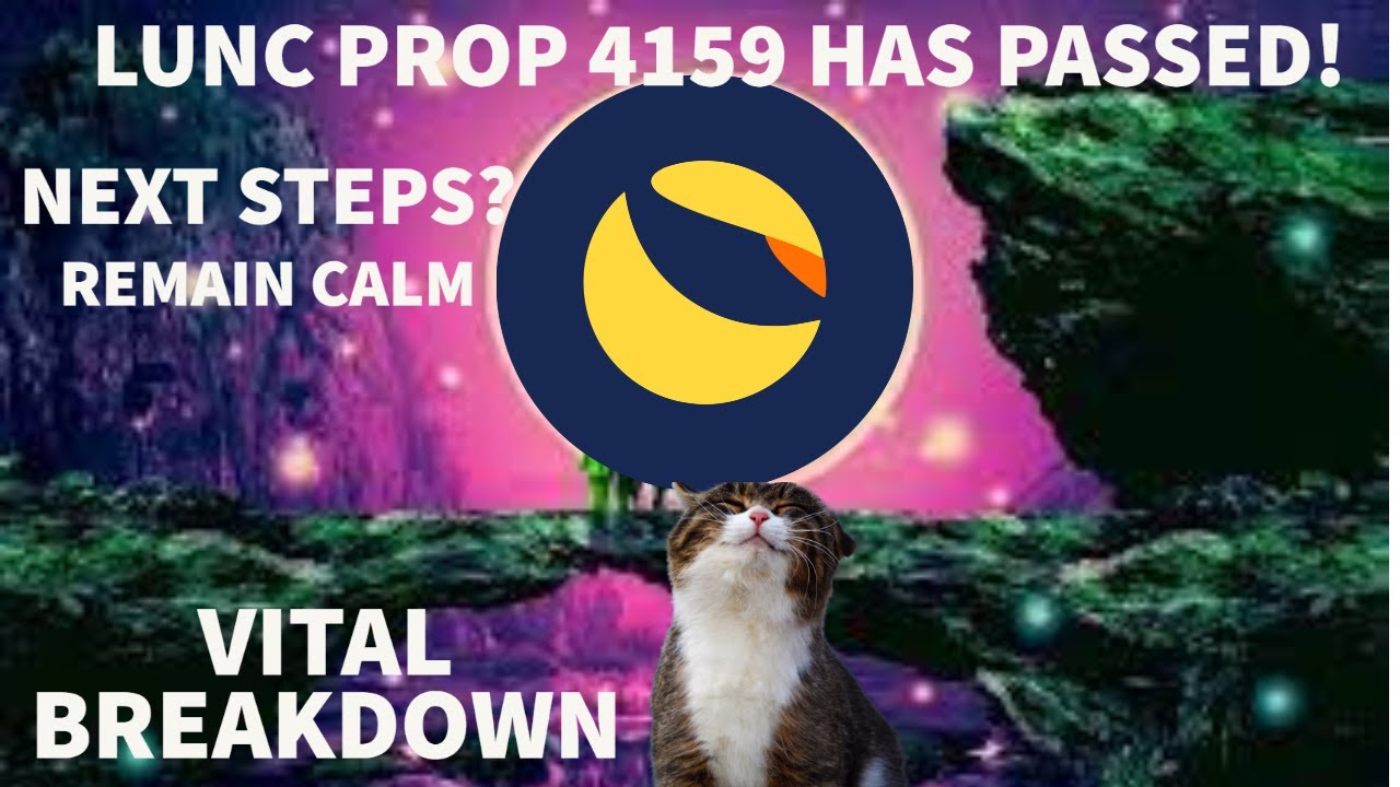 #LUNC PROP 4159 HAS PASSED! NEXT STEPS? REMAIN CALM. VITAL BREAKDOWN