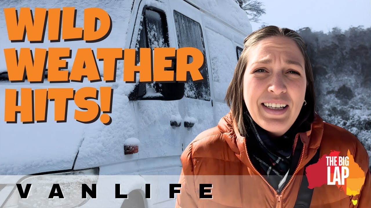 В Тасмании выпал летний снег! Мы этого не ожидали! (Миена, Тасмания)