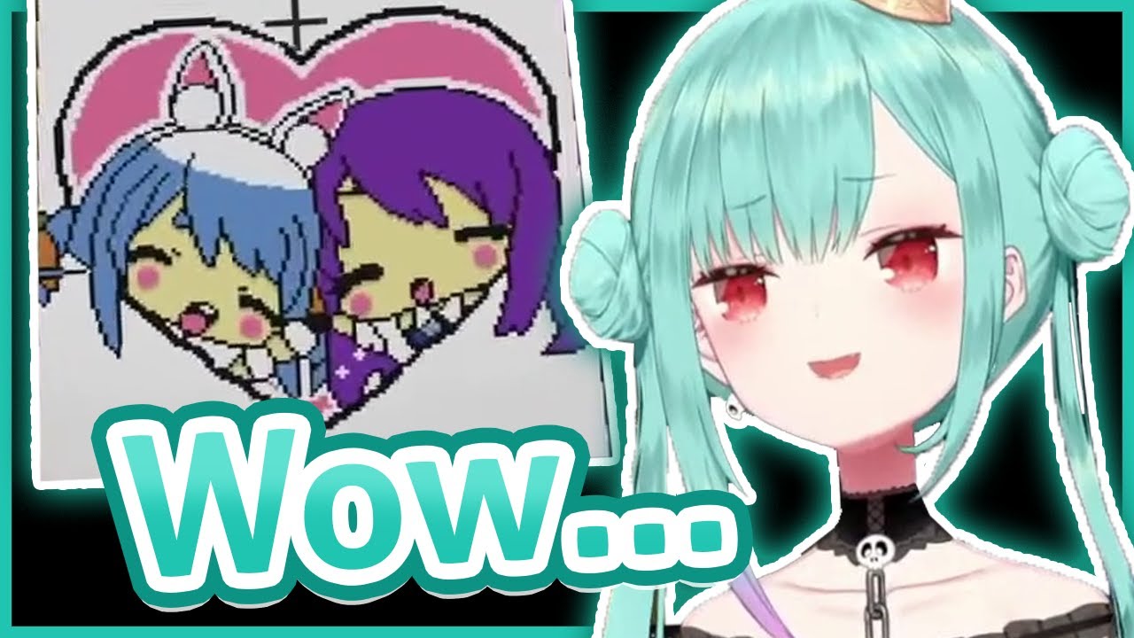 Rushia Is Speechless After Seeing PekoMoon Painting At Moona's Place