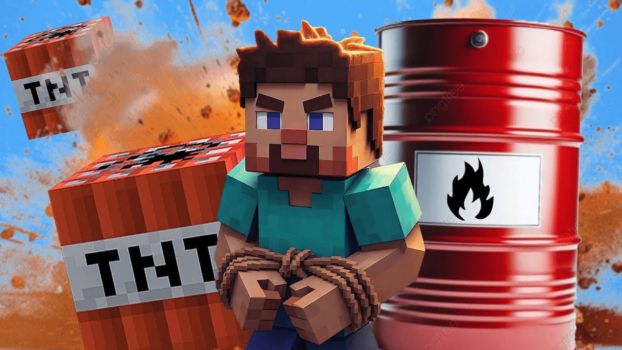 TNT 1000ක් පුපුරවමු 😮I explosed 1000 TNT in Minecraft
