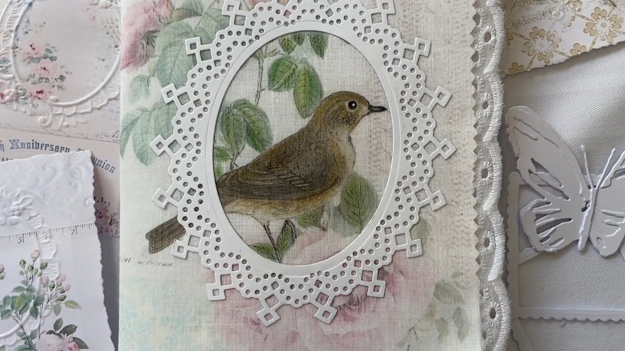 How To Emboss With No Cutting Out Whilst Using The Tim Holtz 3D Impresslits Floral Frame
