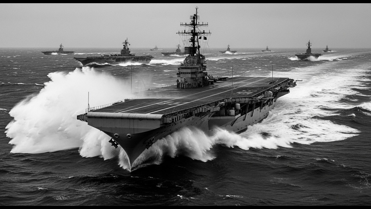 Japanese Admirals Stunned as 36 Essex Carriers Exposed America’s Steel Power