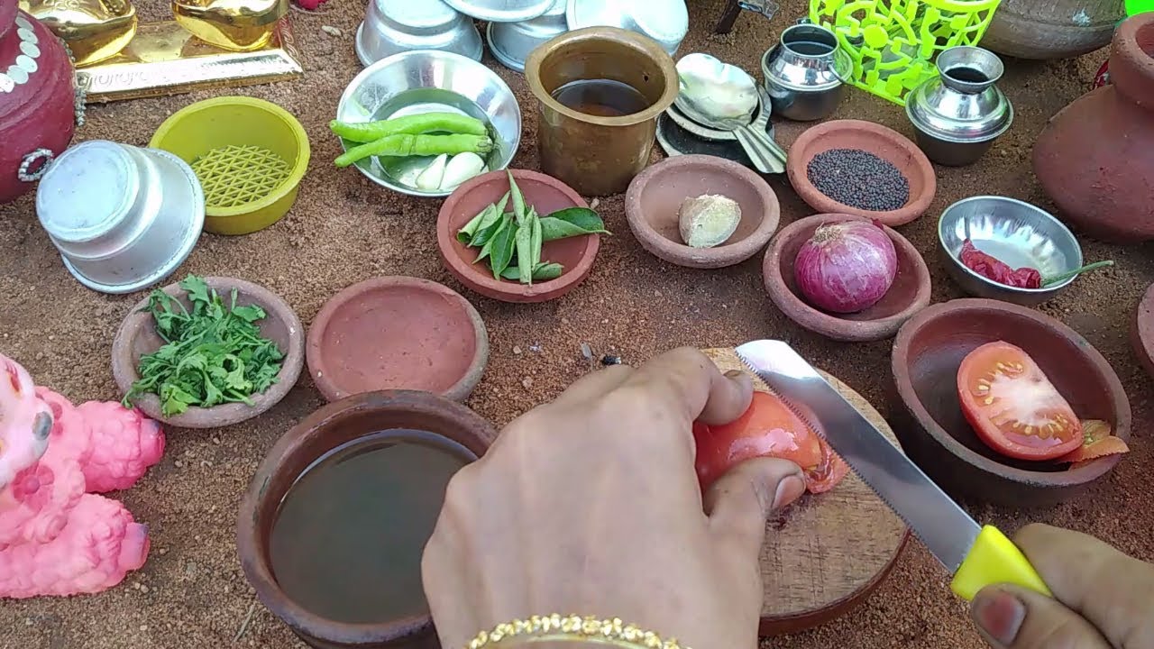 How to make tomato curry recipe | Miniature cooking | tiny foods | mini food