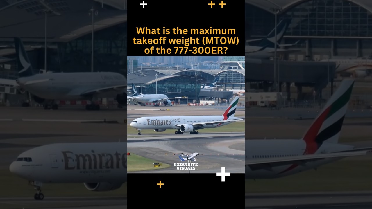 Boeing 777 Quiz : What is the maximum takeoff weight (MTOW) of the 777-300ER?