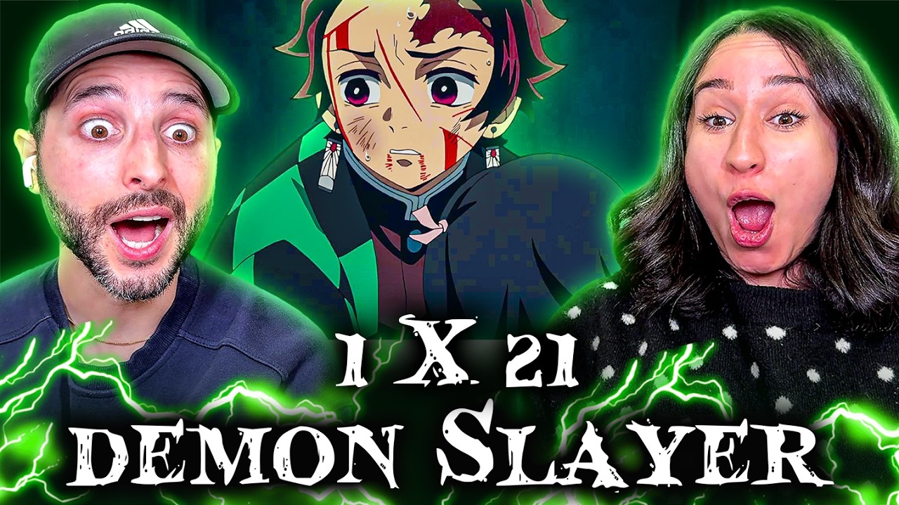 WE’VE NEVER WATCHED ANIME BEFORE! First Time Reaction to Demon Slayer 1x21