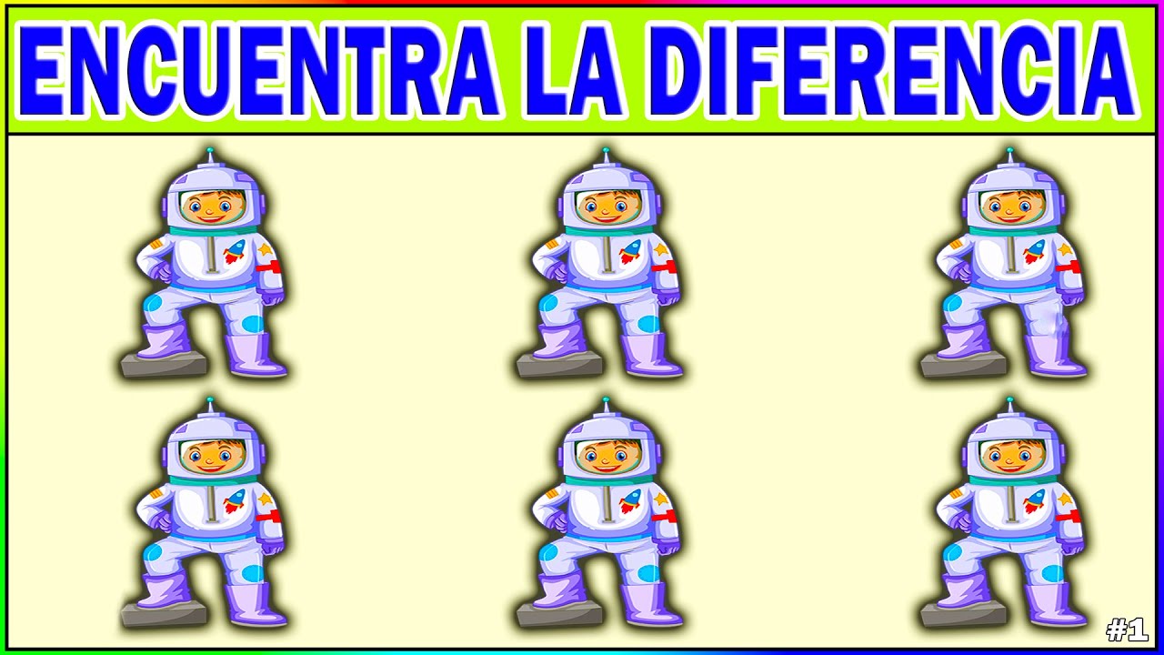 ENCUENTRA 🔎 LA IMAGEN DIFERENTE 10 Niveles. 👀  AGILIDAD VISUAL