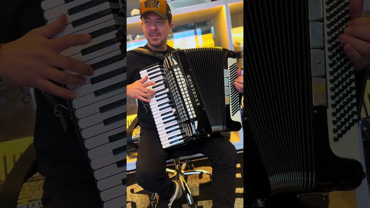Acordeon Excelsior 4/5 de Voz I Polifônico I 