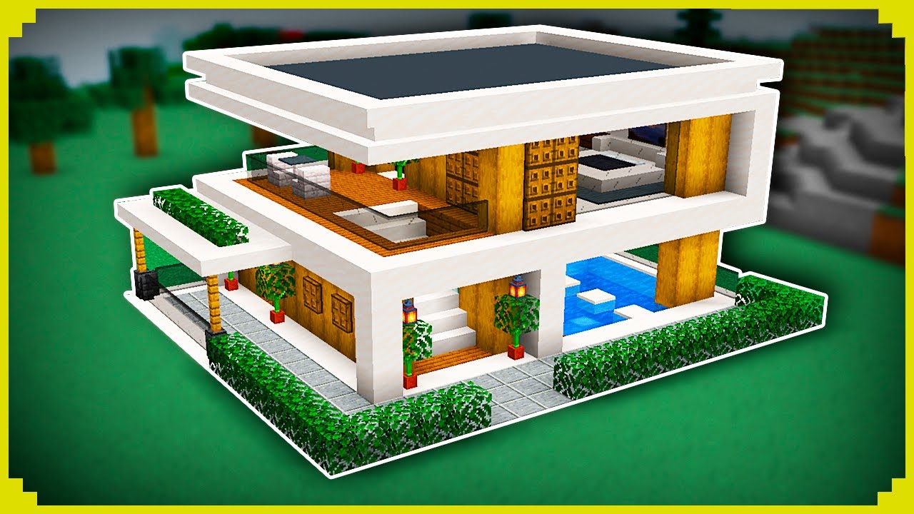 🦊Como fazer uma MANS&Atilde;O MODERNA no Minecraft