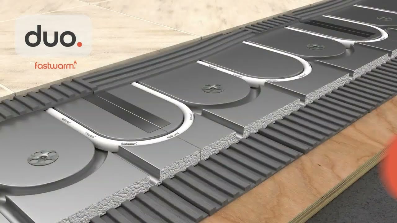 Fastwarm DUO Board install guide under tiled floor