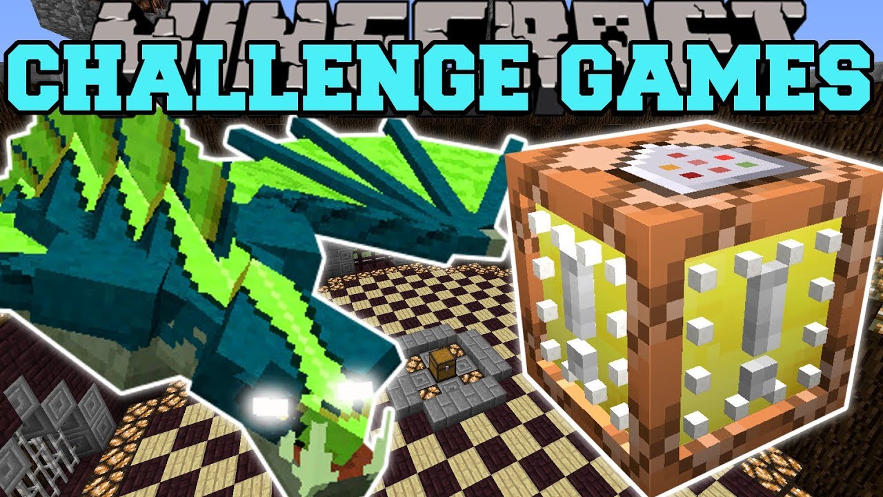 Minecraft: FLYING NAGA CHALLENGE GAMES - Lucky Block Mod - Modded Mini-Game