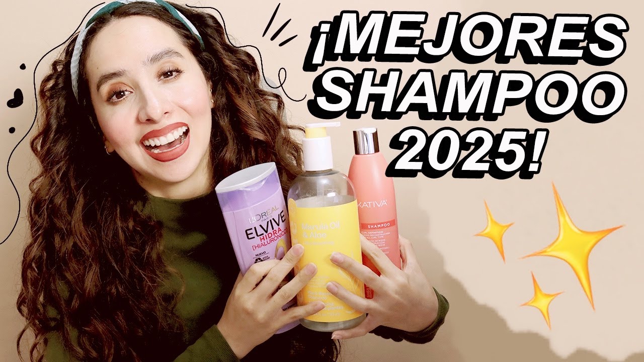 LOS MEJORES SHAMPOOS PARA CABELLO RIZADO 2025! 💕