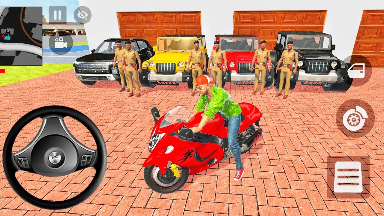 Indian Theft Auto 🤩 Simulator Game 🎯 Franklin Order 4️⃣New Thar Car 🚗 From Showroom 🤑 In Game 🎮
