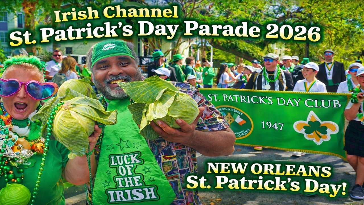 Irish Channel St. Patrick's Day Parade 2026. We Captured the Craziest Party in New Orleans! 🥬☘️🇮🇪