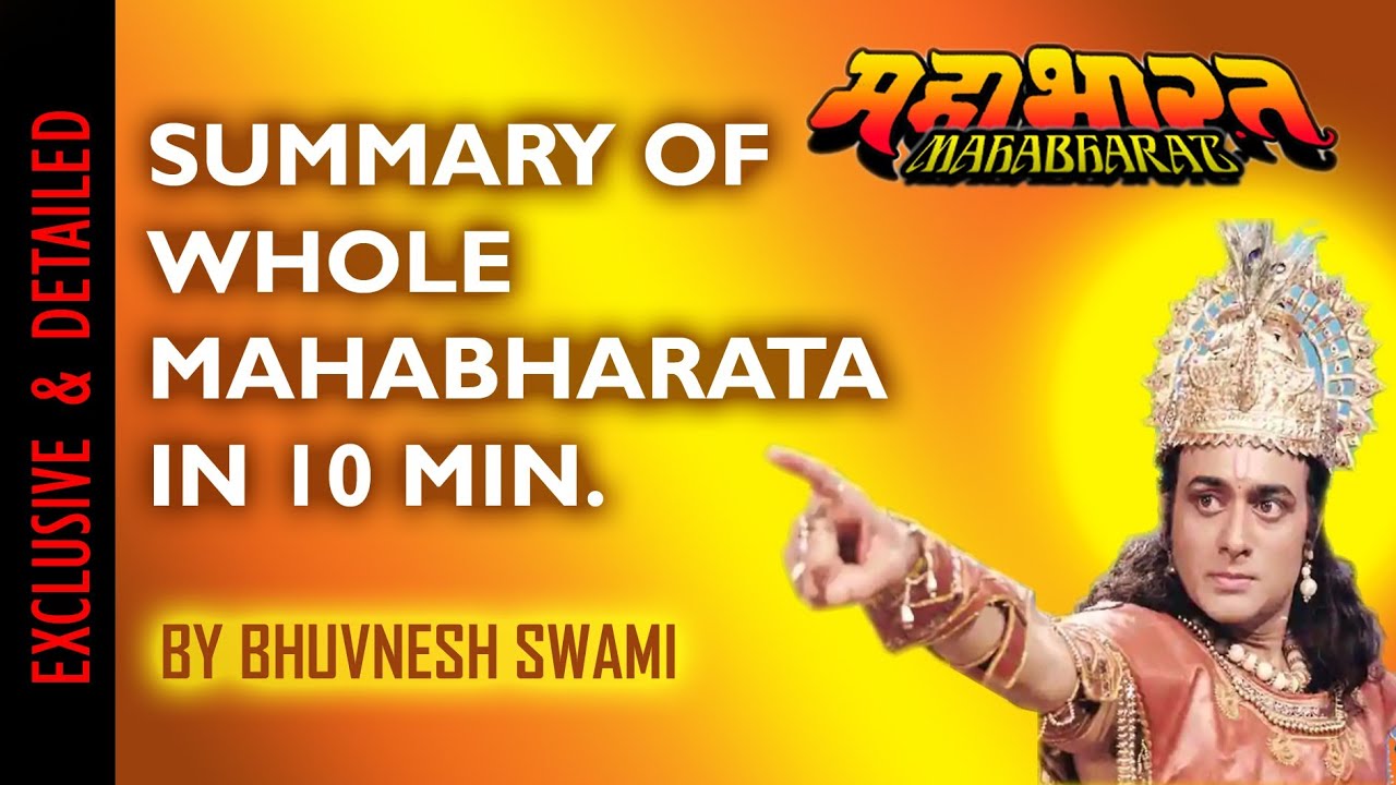 @BheeshmInternationalNitish bharadwaj- Krishna  Summary of whole MAHABHARATA in ten minutes