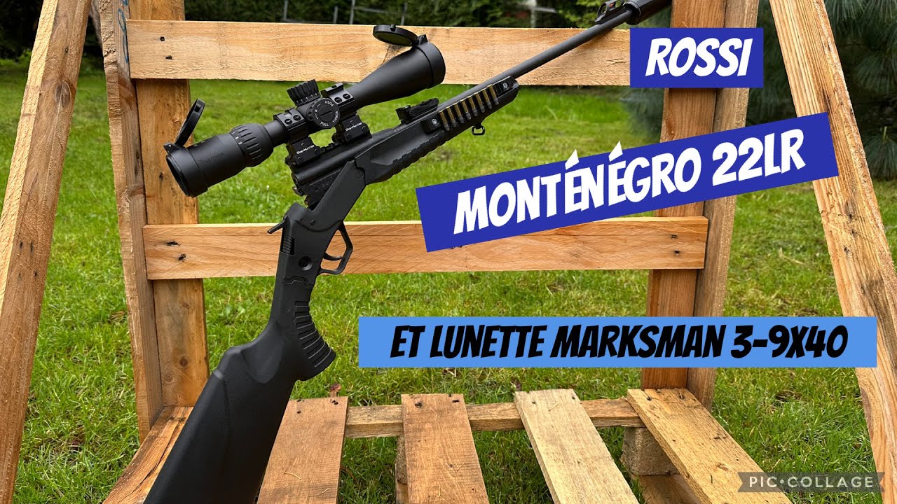 Rossi Monténégro 22 lr test avec la lunette markman 3-9x40 tir à 30 mètres