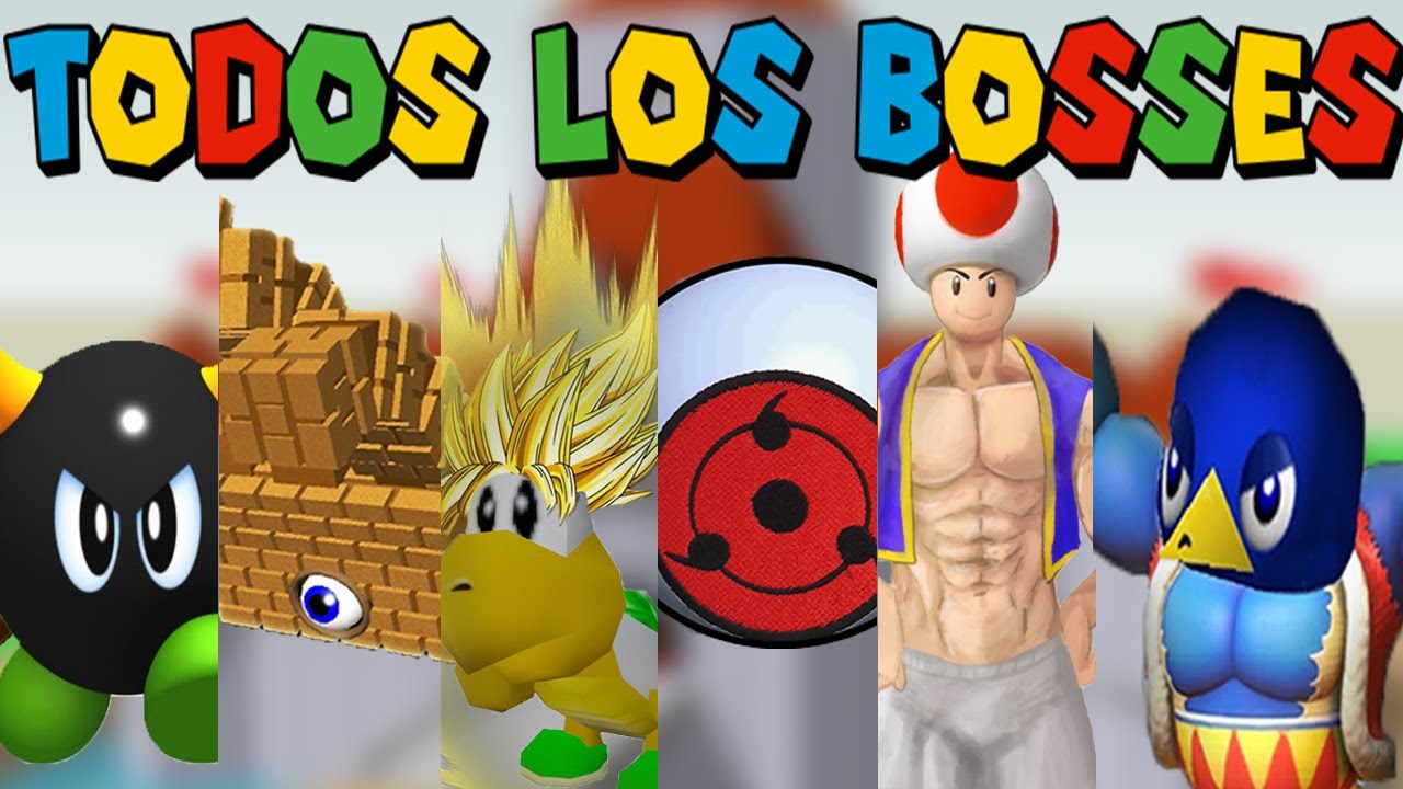 Todos los BOSSES de Mario 64 Brutal bosses!! #compilation