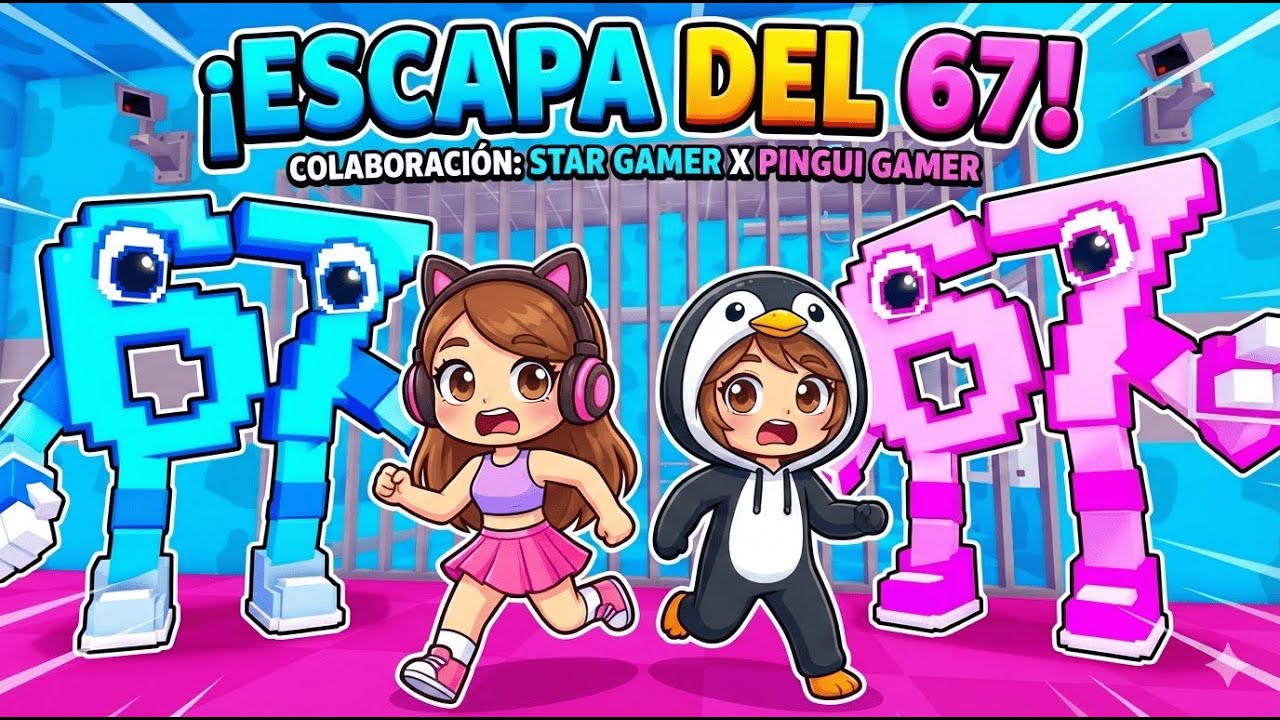 ​😱 ¿NOS ATRAPARÁ EL 67 GIGANTE? 🚫 ¡El escape IMPOSIBLE! ft. PinguiGamer 🐧✨