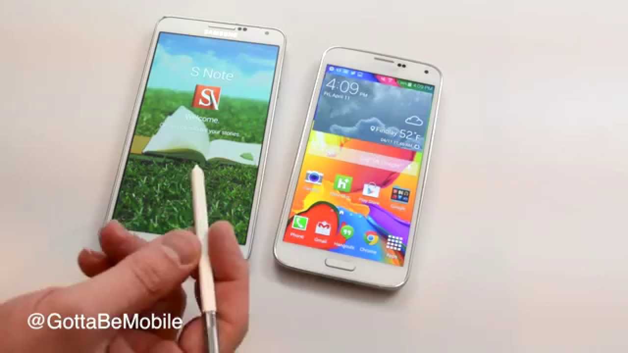 Samsung Galaxy S5 vs Galaxy Note 3 Comparison for Buyers