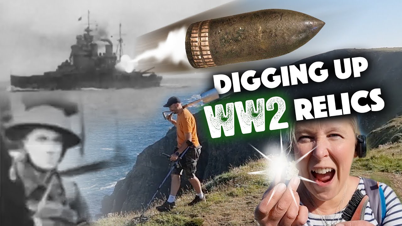 We find WW2 BOMBS, SILVER and more treasure at historic Alderney!