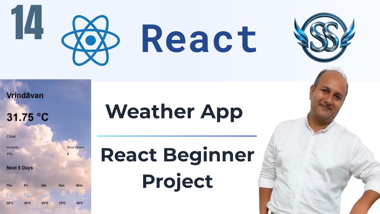 Weather App in React JS | React Beginner projects | Satyaansh Softech Pvt. Ltd.