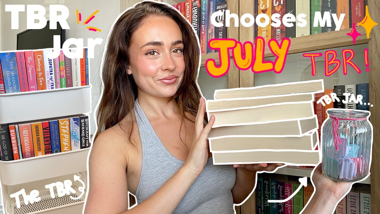 В моей банке для непрочитанных книг (TBR JAR) собраны мои книги на июль! 🏖️📖