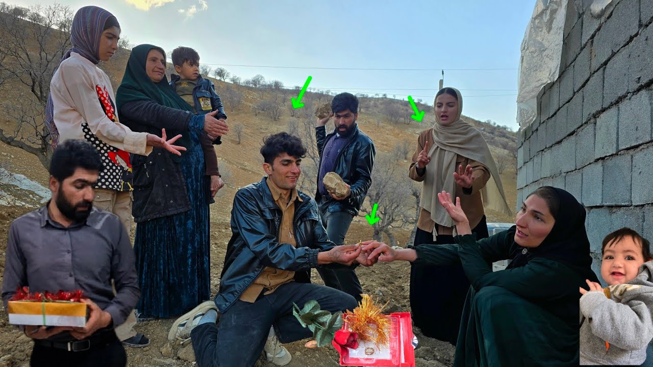 The happiness of Massoud's second wife after Abolfazl's romantic gift to Elnaz