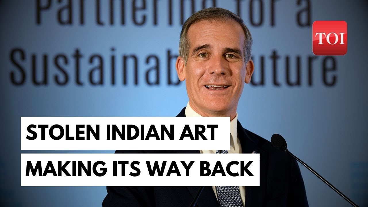 Eric Garcetti on how stolen and illegally sold Indian art in the US is making its way back home