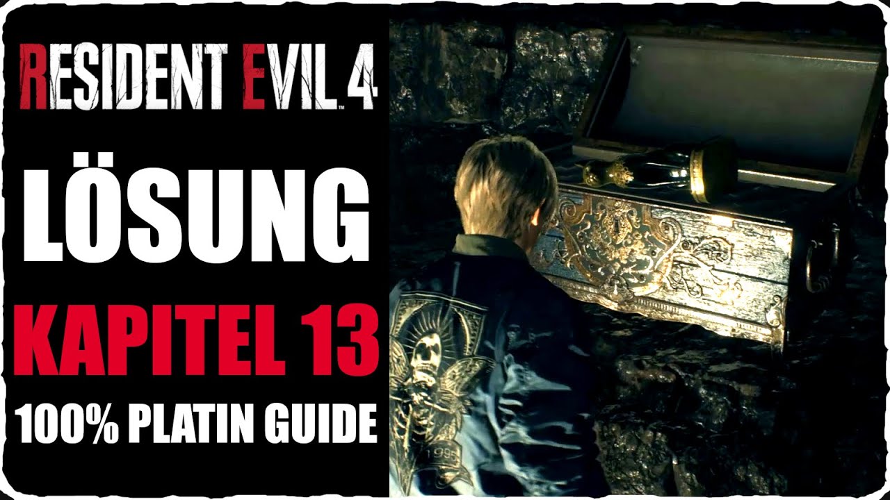 Resident Evil 4 Remake Kapitel 13 Komplettl&ouml;sung Alle Sch&auml;tze Kastellan Figuren und Fundorte
