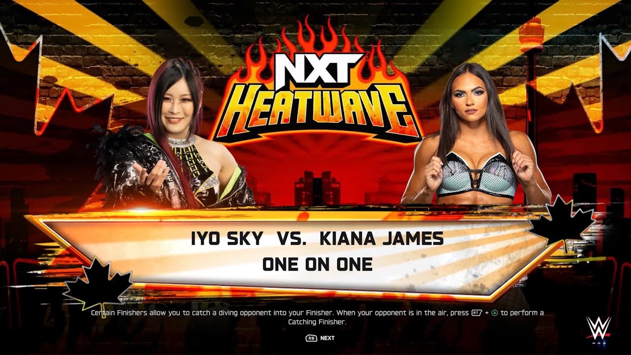 WWE 2K25 IYO SKY VS KIANA JAMES 