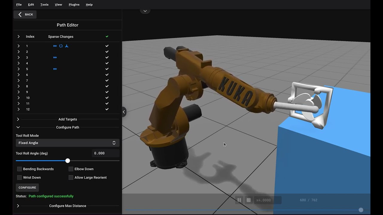 Machining a 5-Axis Continuous Toolpath of a Propeller Blade Using a KUKA KR15-2 Industrial Robot