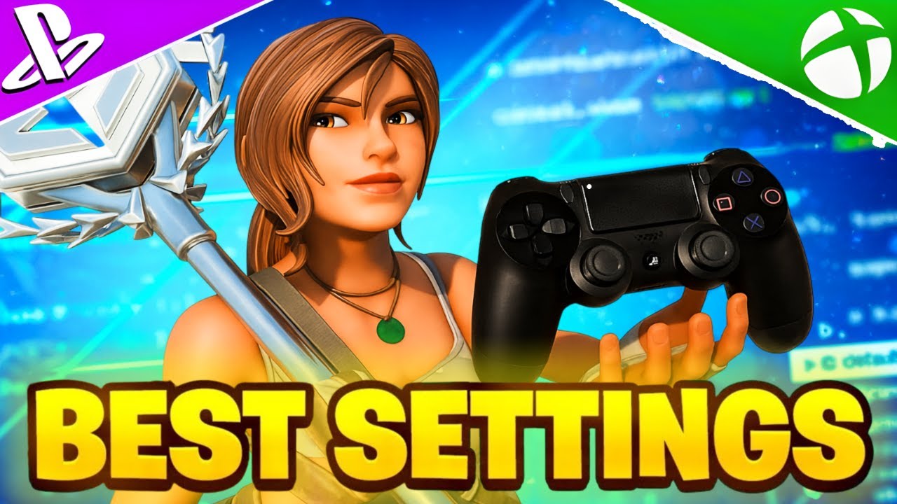 NEW BEST Controller SETTINGS + Sensitivity on PS4 (Fortnite Chapter 6 Tutorial)