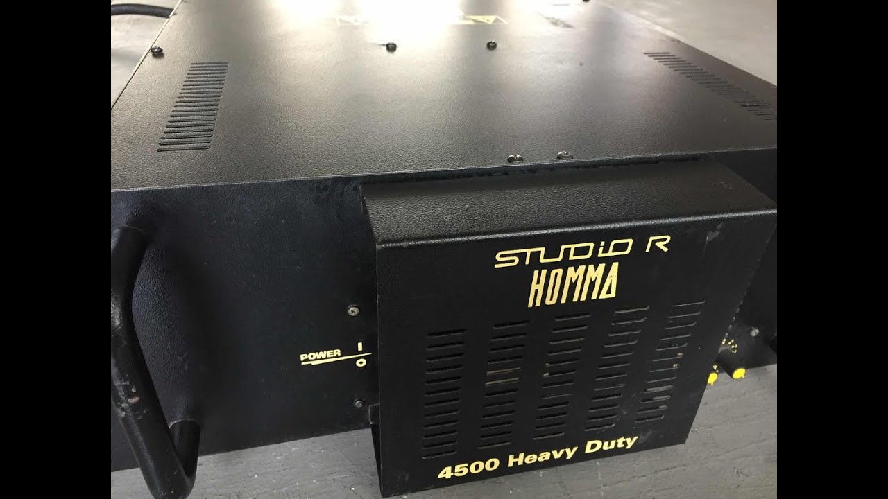 # 180 Conserto de amplificador  Studio R Homa 4500w rms aquecendo canal