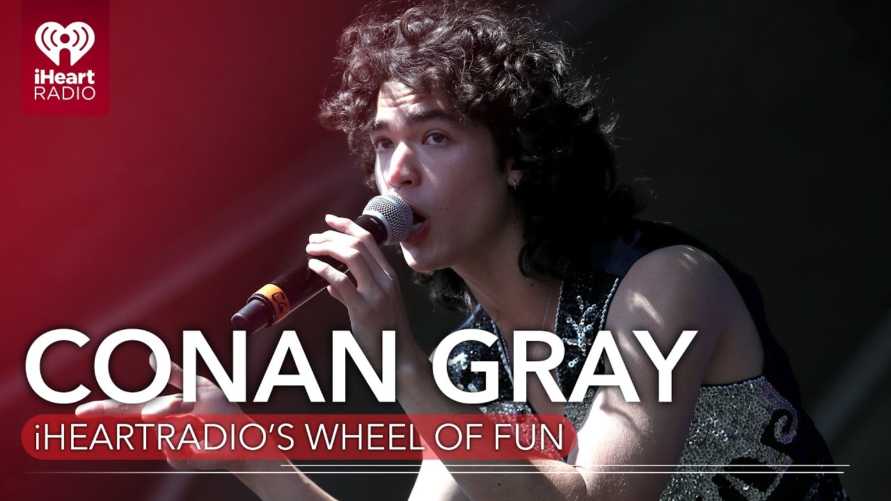 Conan Gray Tests His Luck in the Wheel of Fun at the 2021 iHeartRadio Music Festival!