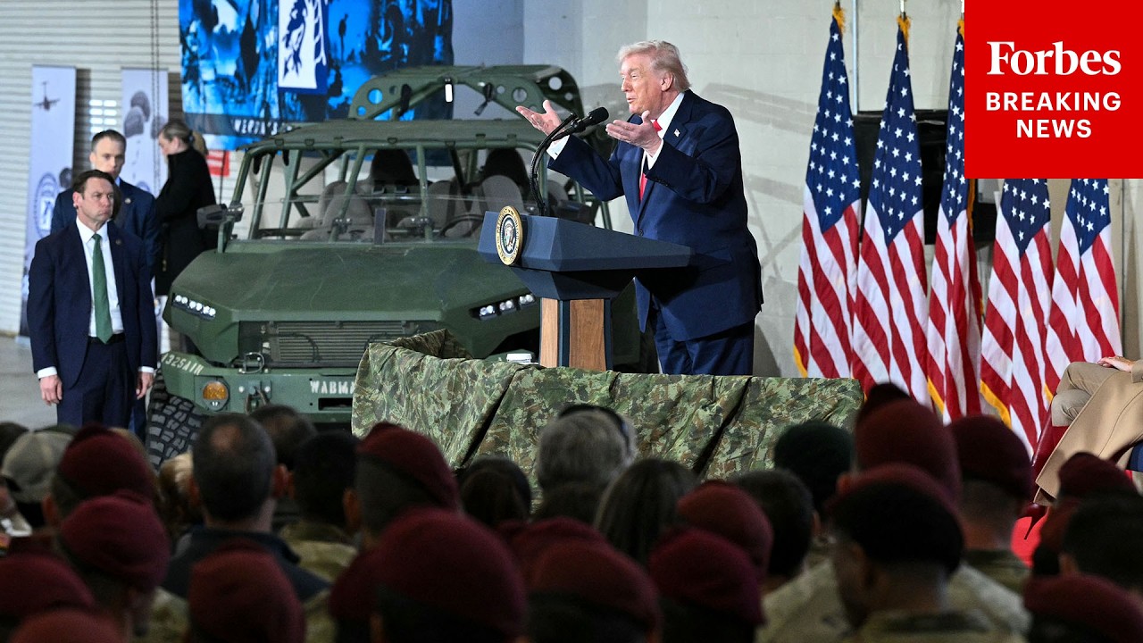 BREAKING NEWS: President Trump Delivers Remarks To Military Families At Fort Bragg In North Carolina