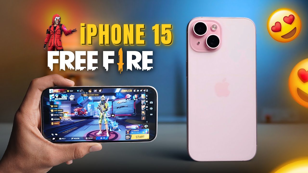 iPhone 15 🔥 Free Fire Gameplay Test | Smooth FPS or LAG? 😱