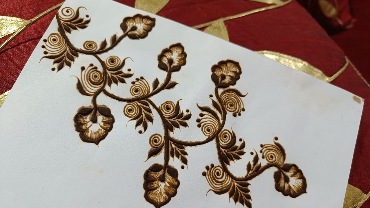 Simple & Beautiful Henna Design🌸 || @rehnuma_mehendi_art 