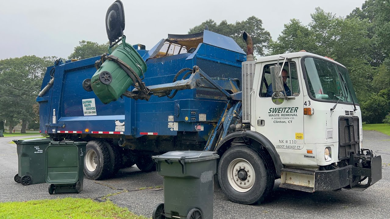 Growling Autocar Garbage Truck VS Condo Trash