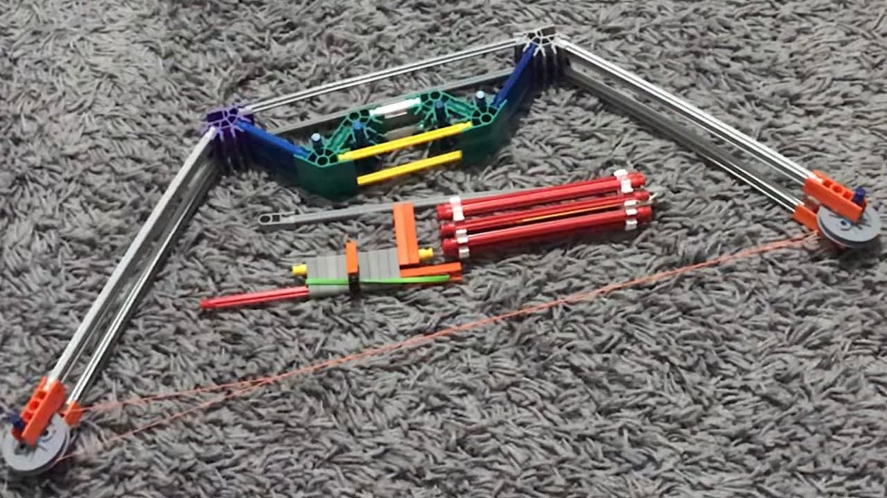 HOW TO MAKE A K'NEX BOW And Arrow Part 1