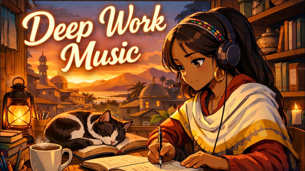 Deep Work Music – 1 Hour Lofi Beats for Focus, Study & Productivity | Relaxing Background Music
